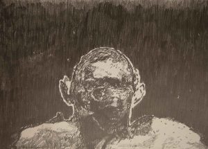 Amir mohammadzadeh -Pencil on cardboard - 50x70 cm - 2023
